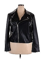 Scoop Faux Leather Jacket