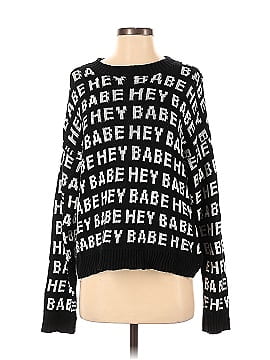 Brunette The Label Pullover Sweater (view 1)