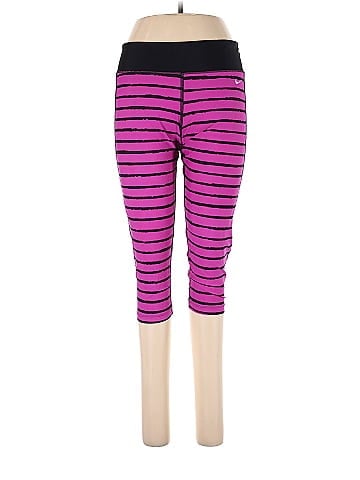 Nike Stripes Color Block Pink Purple Active Pants Size L - 39% off