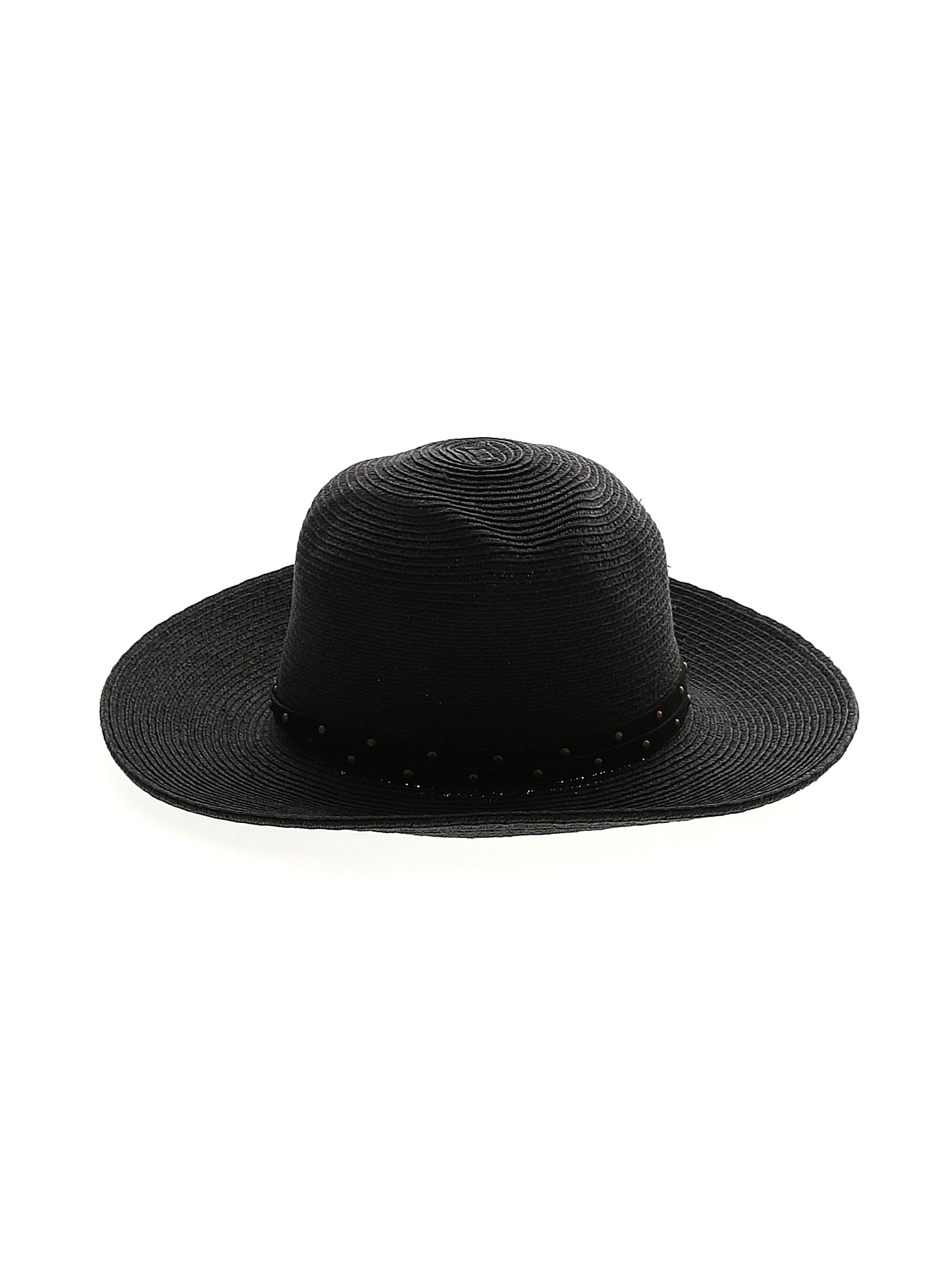 AUGUST Solid Black Sun Hat One Size - 30% off | ThredUp