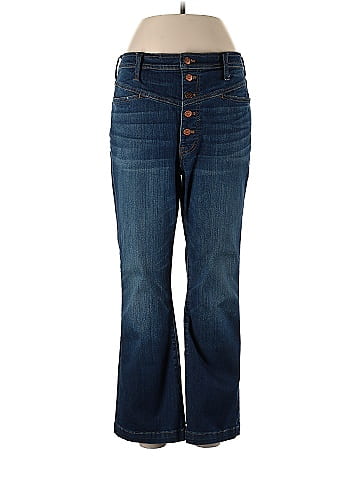 Madewell Solid Blue Jeans 30 Waist - 69% off