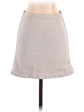 BDG Solid Gray Casual Skirt Size XS - 60% off