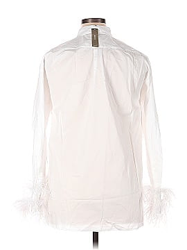 J.Crew Collection Feather Trim Button Down (view 2)