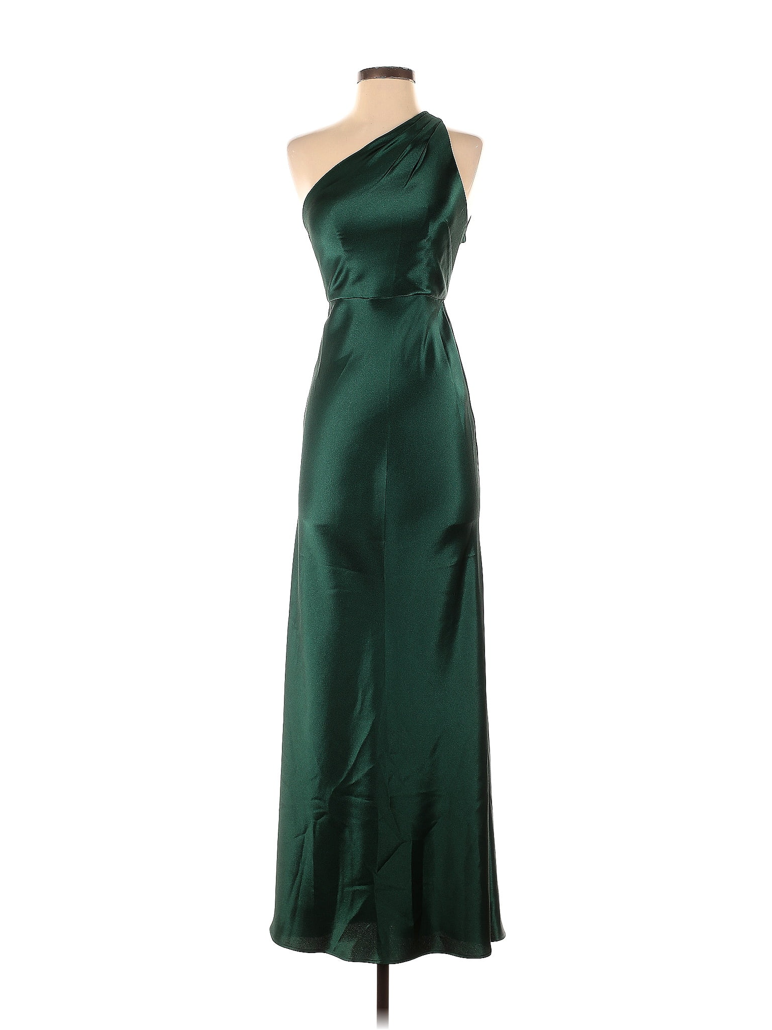 Jenny Yoo Collection 100% Polyester Green Cocktail Dress Size 0 - 59% ...