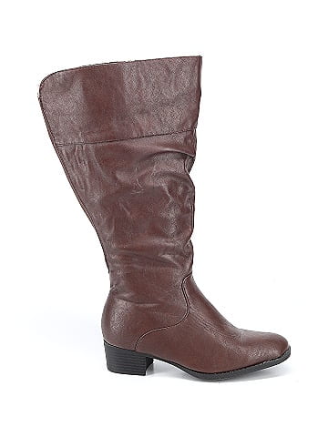 Lane bryant brown clearance boots