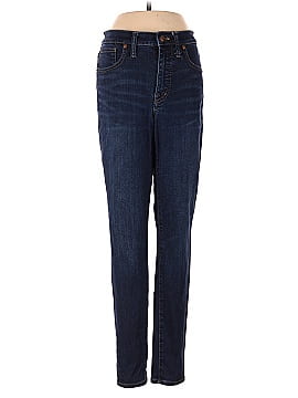 Madewell 9" Mid-Rise Skinny Jeans in Larkspur Wash: TENCEL&trade; Denim Edition (view 1)