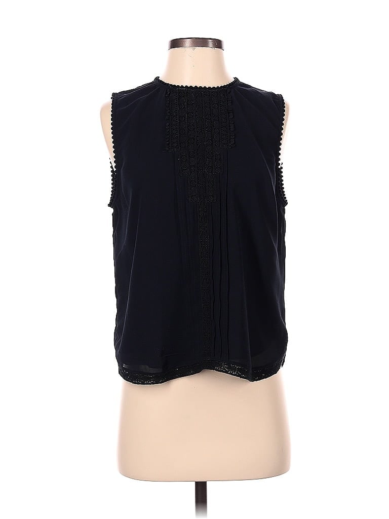 Pre-owned The Letter Short Sleeve Blouse In Black