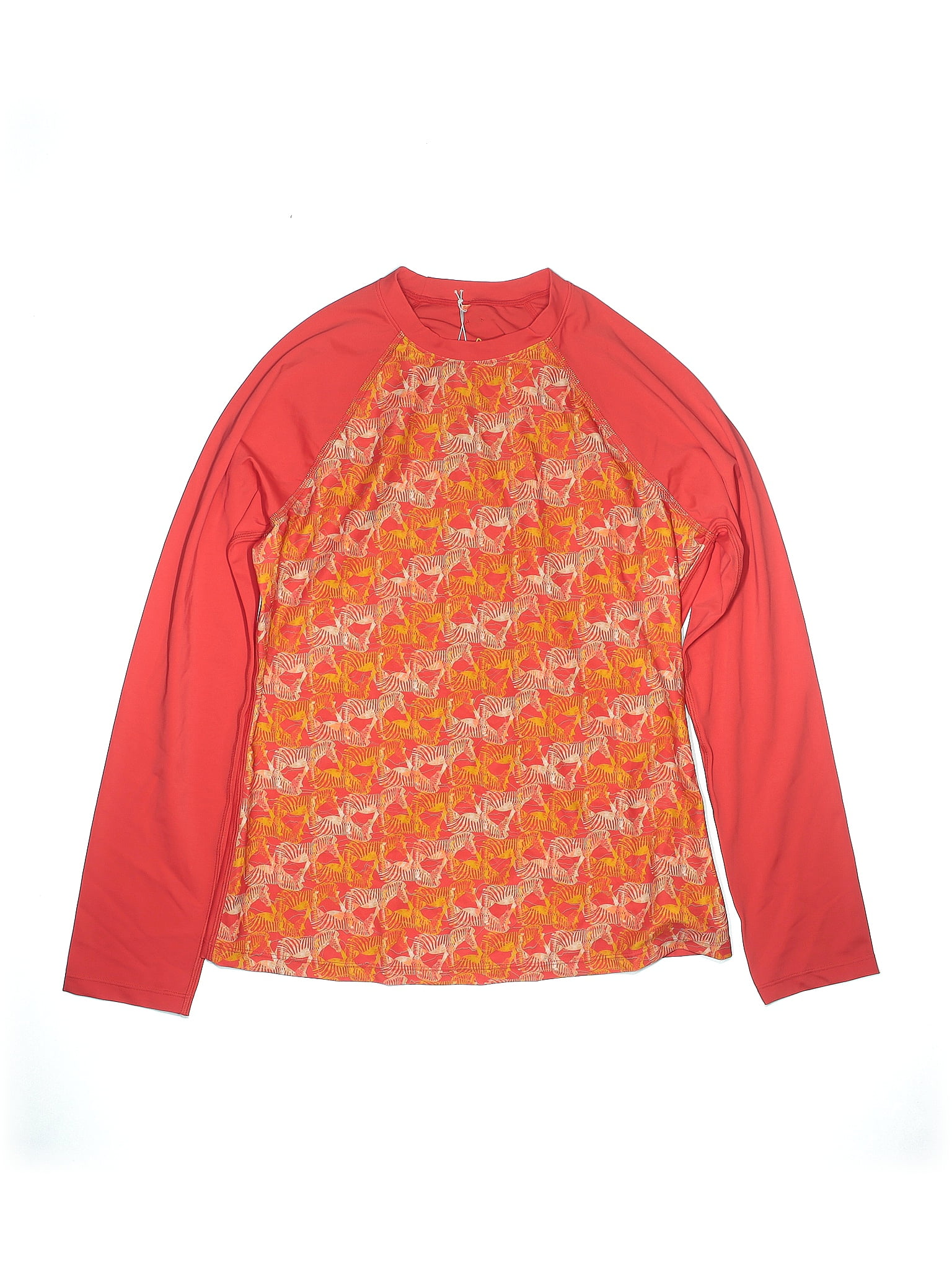 PrAna Multi Color Orange Rash Guard Size L 35 off ThredUp