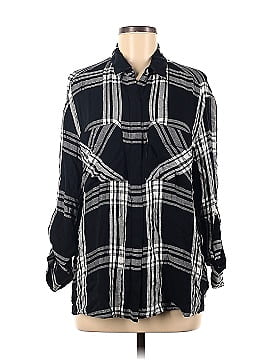 Express Long Sleeve Button-Down Shirt (view 1)