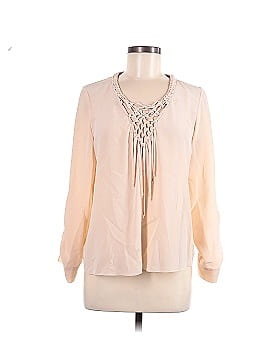 Rebecca Taylor Long Sleeve Silk Top (view 1)