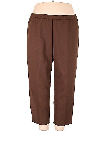 Bend Over 100% Polyester Brown Casual Pants Size 26 (Plus) - 52