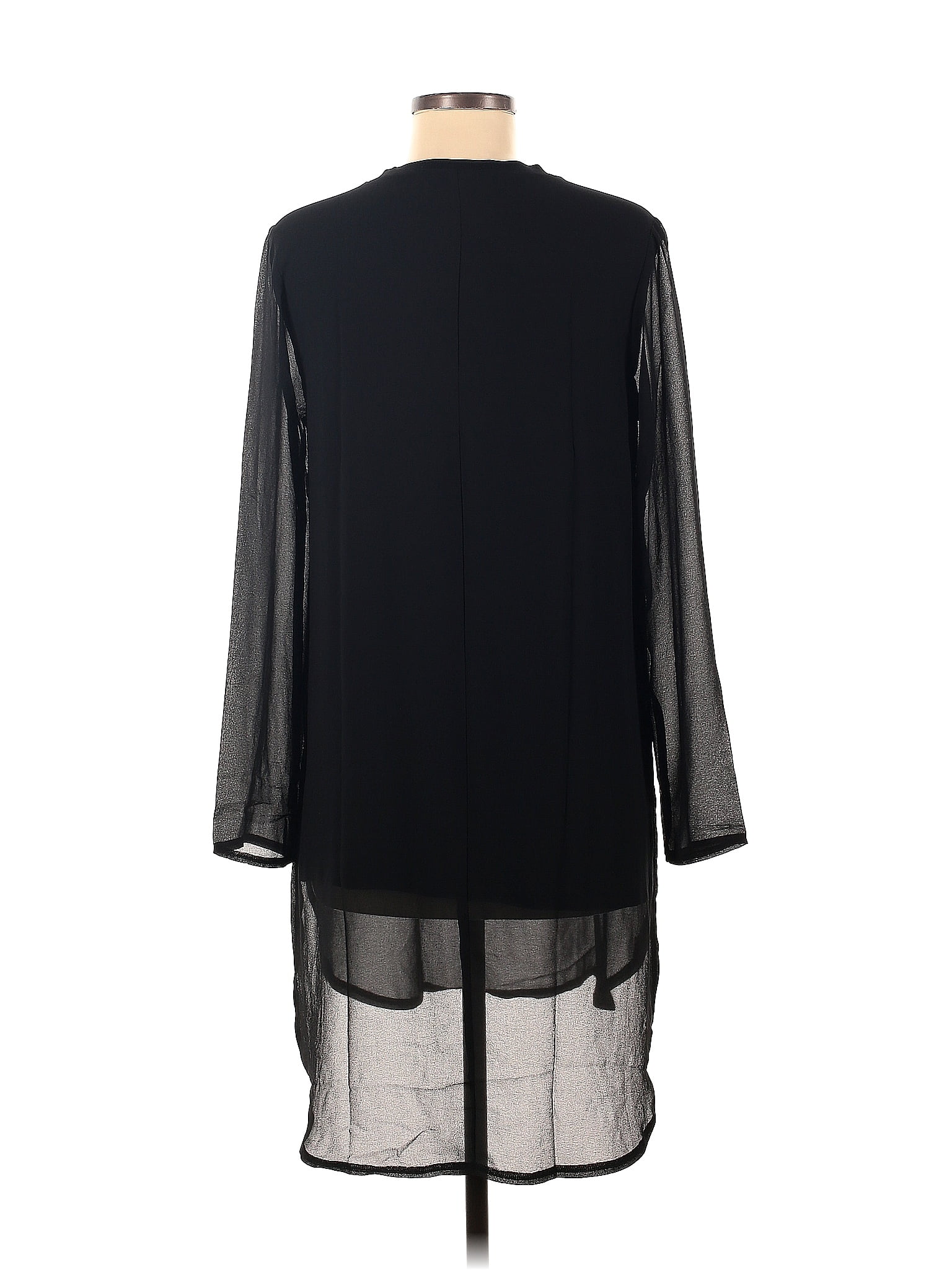 Esmara by Heidi Klum 100% Polyester Solid Black Casual Dress Size