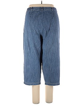 White stag denim on sale capris elastic waist