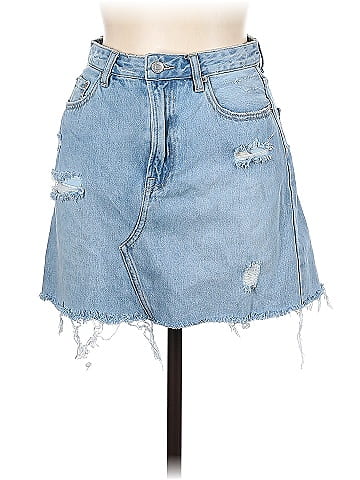 Glassons ripped denim outlet skirt