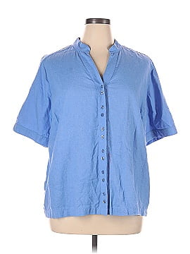 Christopher & Banks Short Sleeve Blouse (view 1)