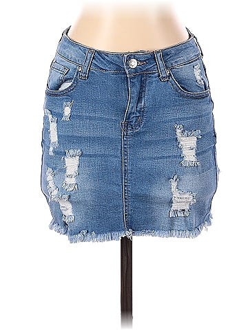 Wax hot sale jean skirt