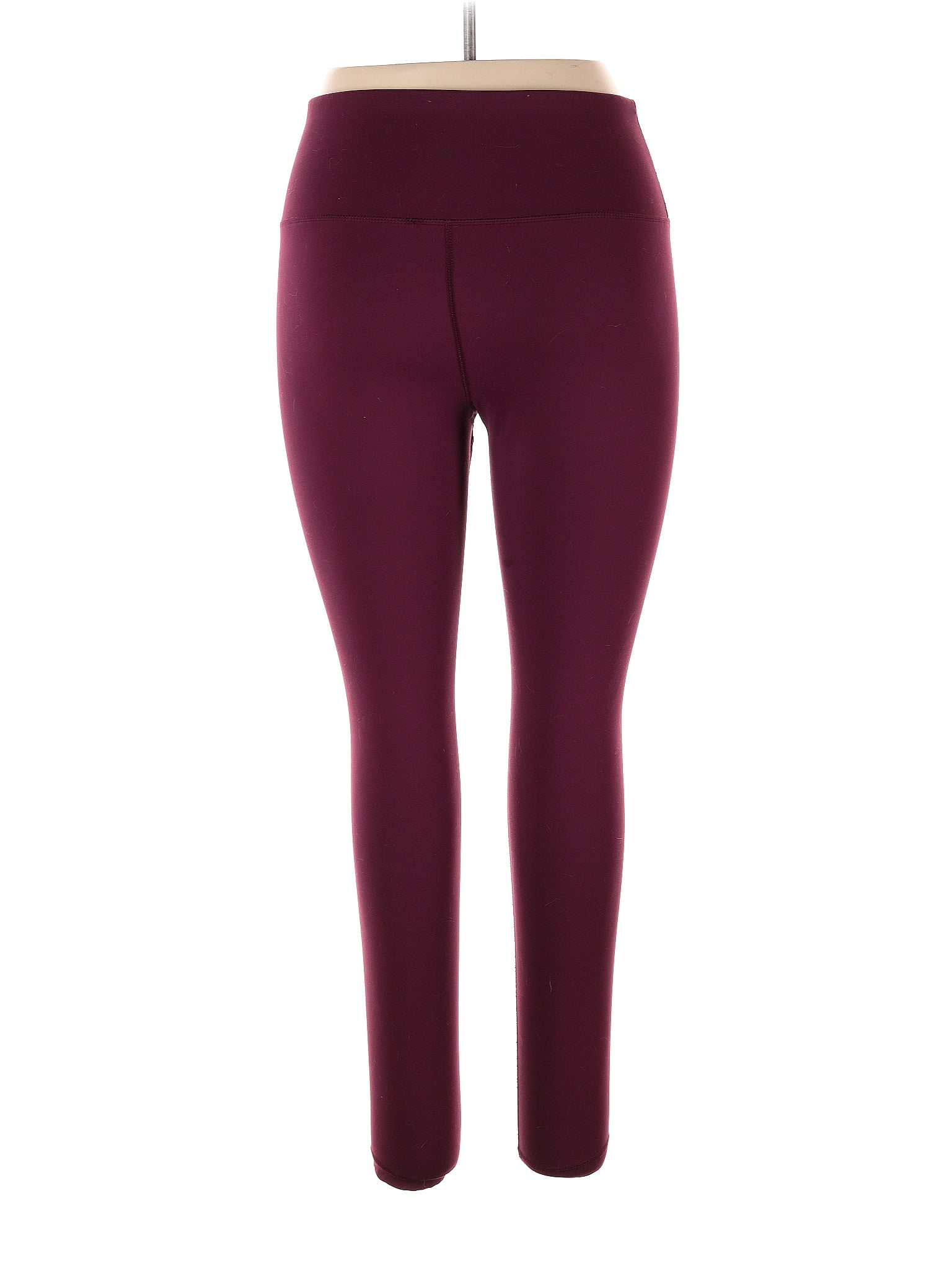 Yogalicious Maroon Burgundy Yoga Pants Size XL - 62% off