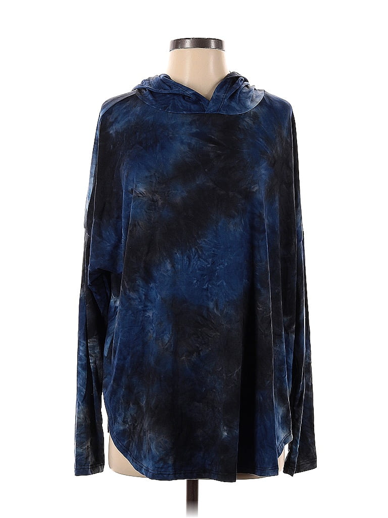 Drama Tie-dye Blue Pullover Hoodie Size 1 - photo 1