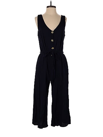 Monteau black hot sale jumpsuit