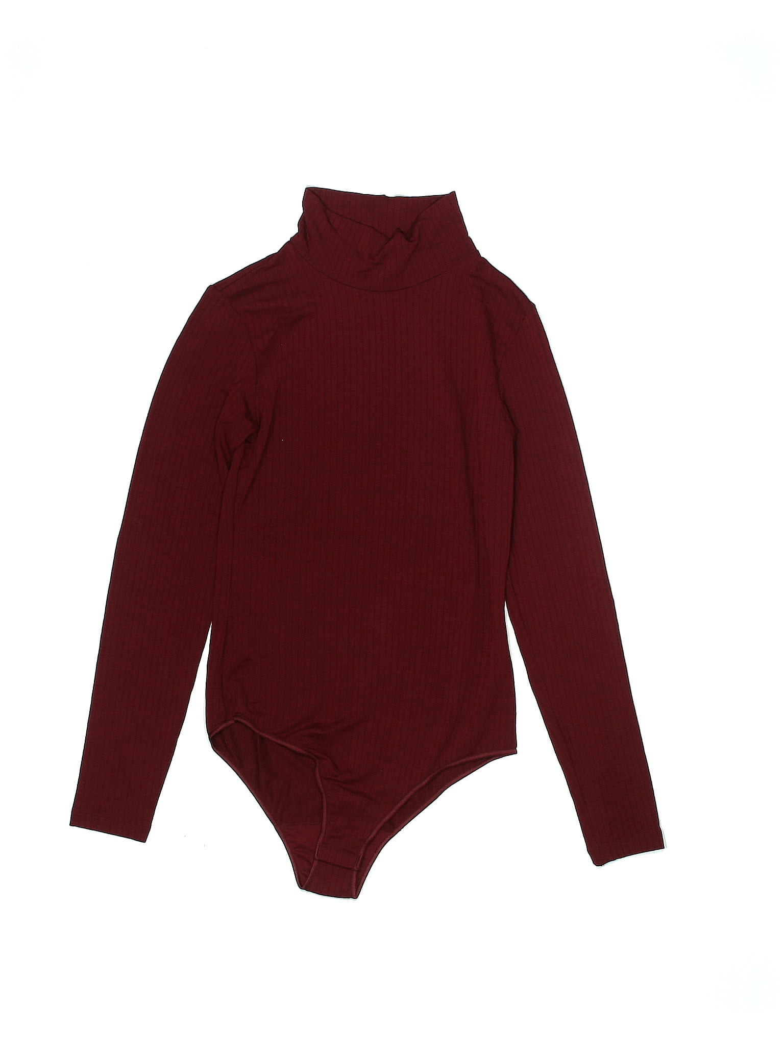 Uniqlo Solid Maroon Burgundy Bodysuit Size XS - 45% off | ThredUp