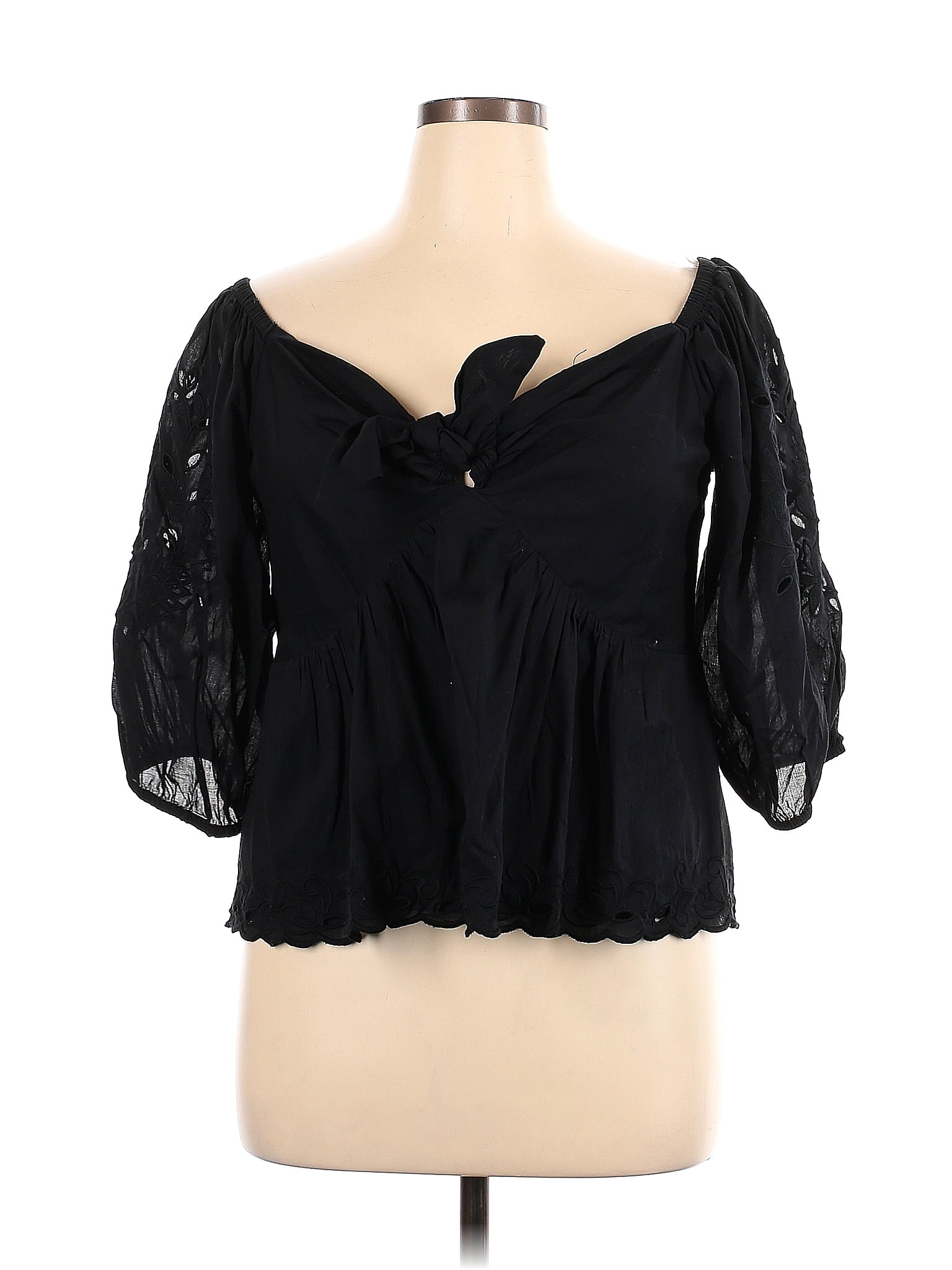 Express short sleeve crop blouse Size S / NWT
