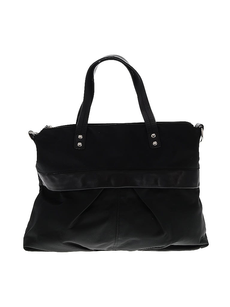 Banana Republic Solid Black Satchel One Size 73 off ThredUp