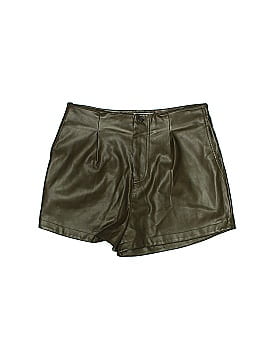 Avec Les Filles Faux Leather Shorts (view 1)