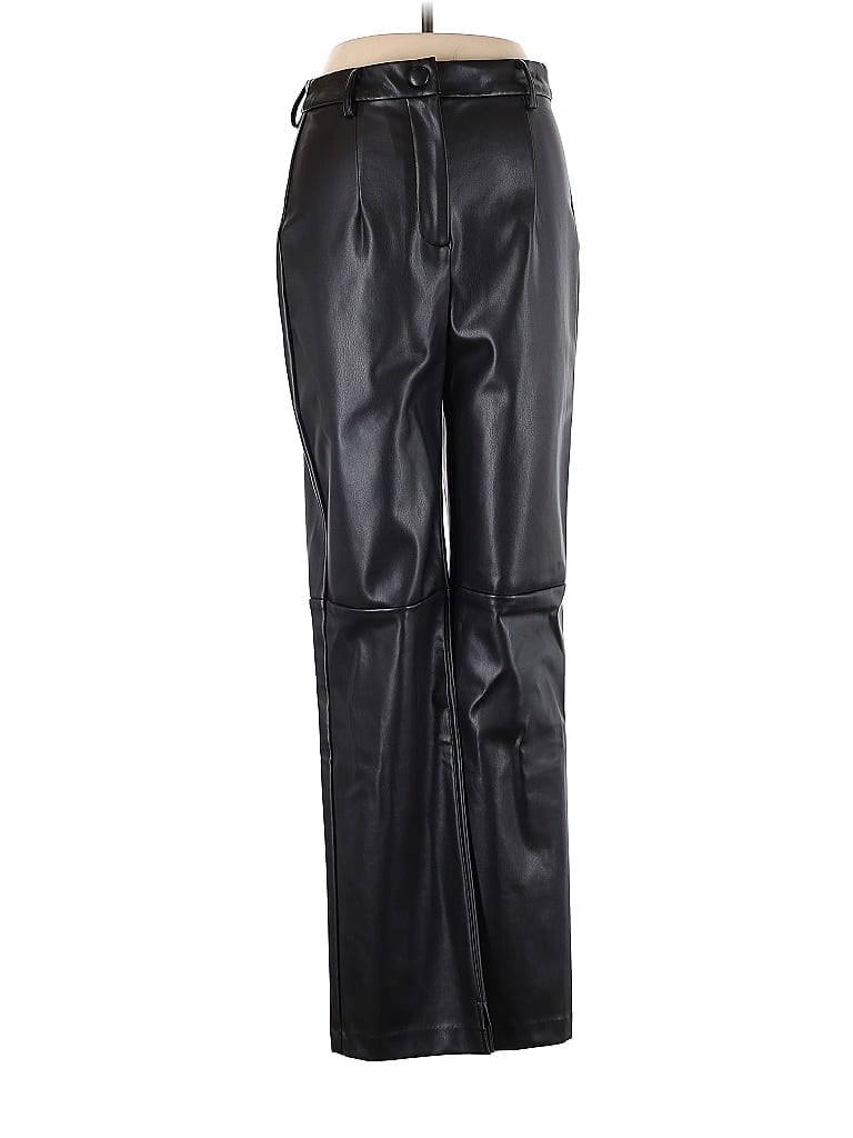 Hansen & Gretel Solid Black Faux Leather Pants Size S - 82% off | ThredUp