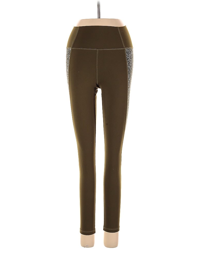 Pre-owned Zyia Active Leggings In Brown