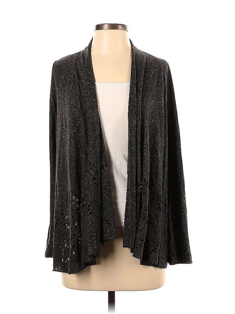 Pre-owned Meadow Rue Cardigan Sweater In Gray