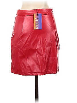 Shein Faux Leather Skirt (view 2)