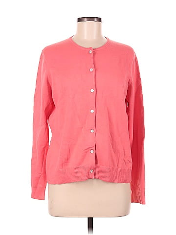 Lands end 2025 pink cardigan