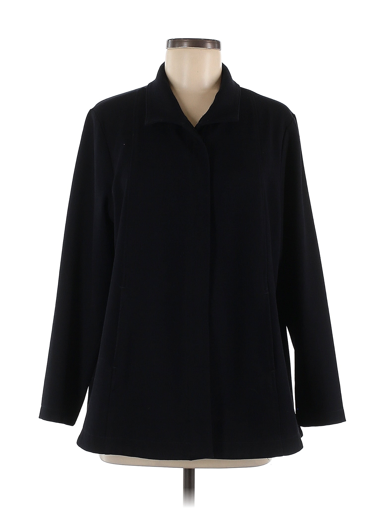 Habitat Solid Black Jacket Size M - 57% off | ThredUp