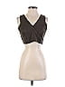 Foxiedox Brown Sleeveless Blouse Size S - photo 1
