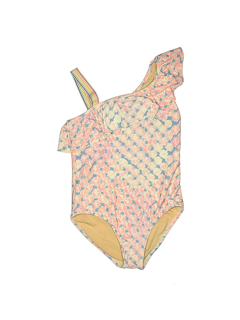 Crewcuts 100 Polyester Gold One Piece Swimsuit Size 8 51 off ThredUp