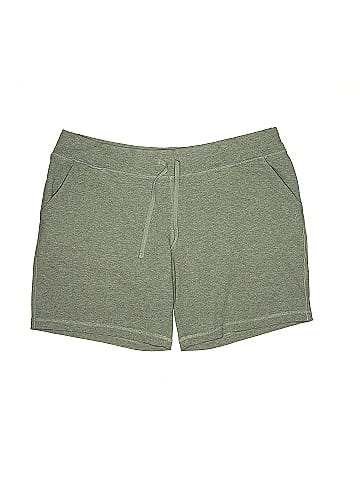 Danskin Now Green Athletic Shorts Size 20 (Plus) - 30% off