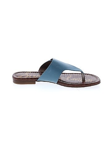 Sam Edelman Solid Blue Sandals Size 6 1 2 56 off ThredUp