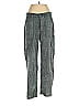 Finesse 100% Polyester Marled Tweed Chevron-herringbone Gray Casual Pants Size XS - photo 1