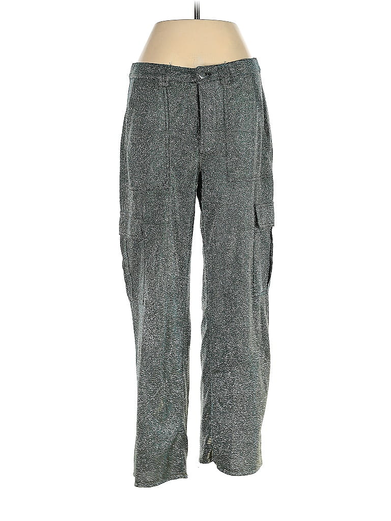 Finesse 100% Polyester Marled Tweed Chevron-herringbone Gray Casual Pants Size XS - photo 1