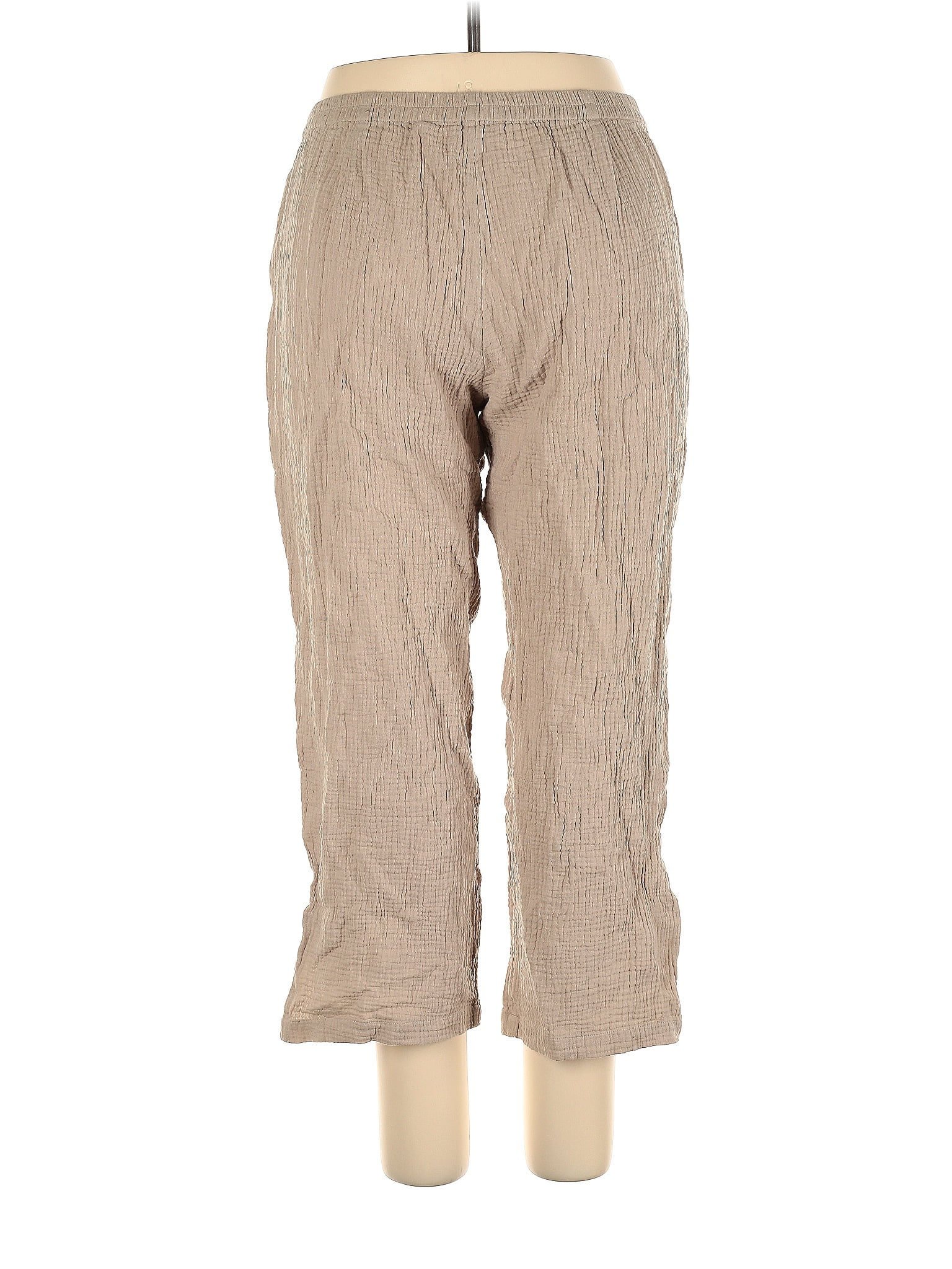 Soft Surroundings Tan straight leg ankle Tall pants