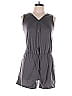 Unbranded Solid Hearts Gray Romper Size L - photo 1
