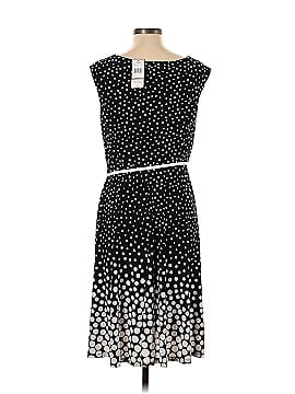 Evan Picone Polka Dots Black Casual Dress Size 10 - 19% off