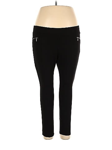 Matty M Solid Black Casual Pants Size XL - 77% off