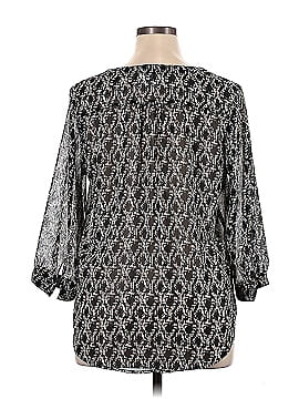 Alice Blue Designed Exclusively for Stitch Fix 3/4 Sleeve Blouse (view 2)
