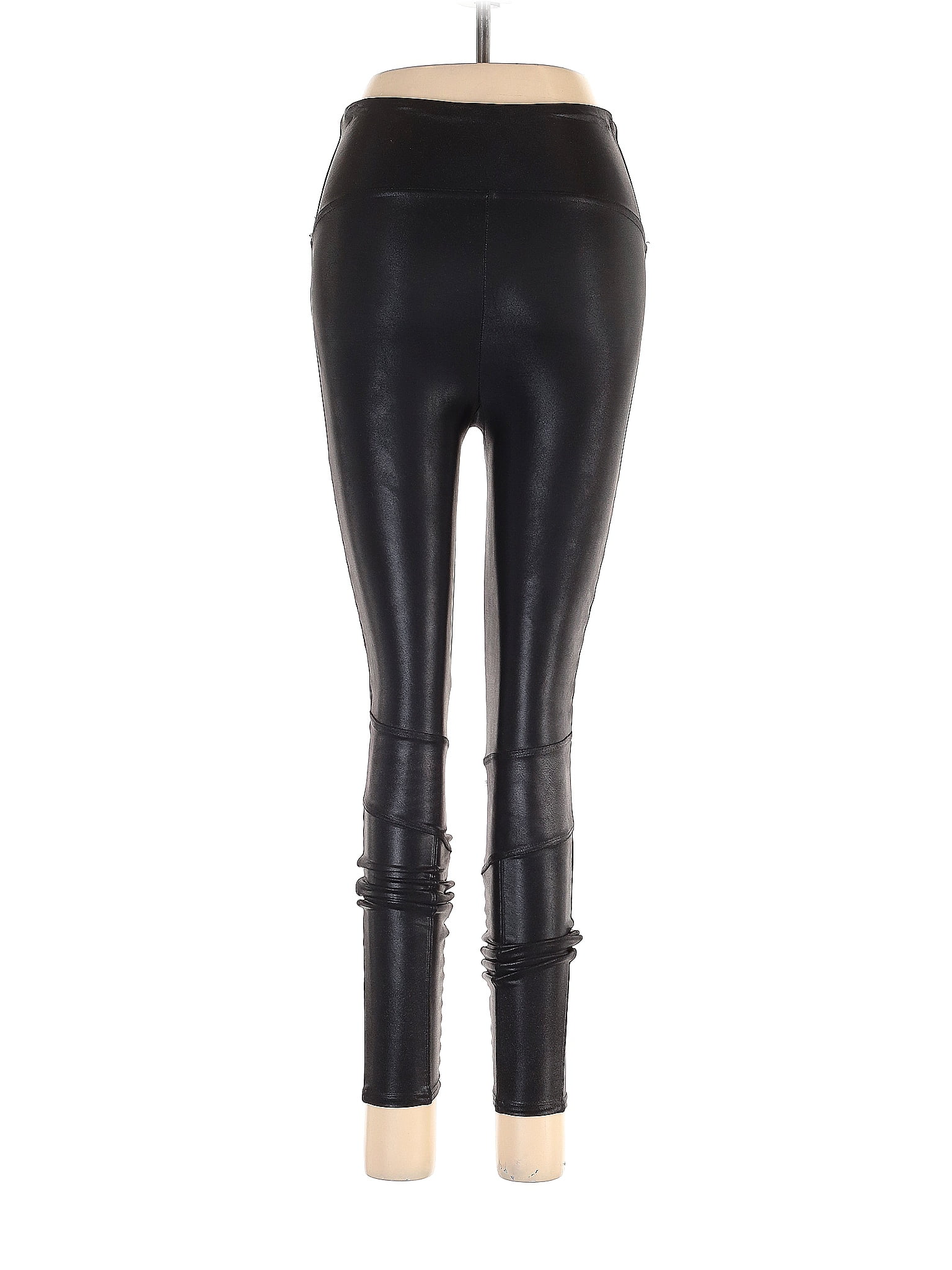 SPANX Solid Black Leggings Size M (Petite) - 58% off