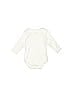 HB Baby 100% Cotton Ivory Long Sleeve Onesie Size 0-3 mo - photo 1
