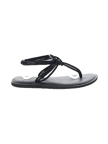 Sanuk Solid Black Sandals Size 7 - 52% off