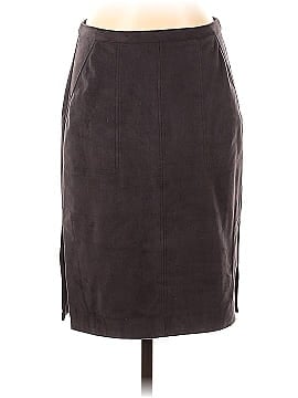 Halston Heritage Faux Leather Skirt (view 1)