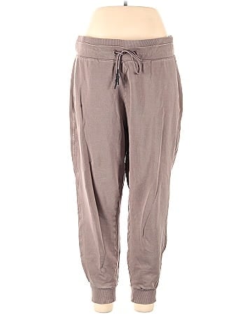 JoyLab Solid Brown Gray Sweatpants Size XL - 41% off