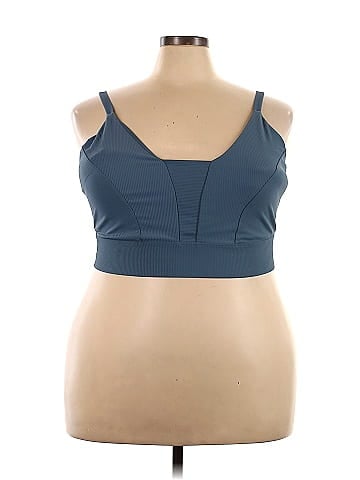 Active by Old Navy Blue Sports Bra Size 3X (Plus) - 31% off